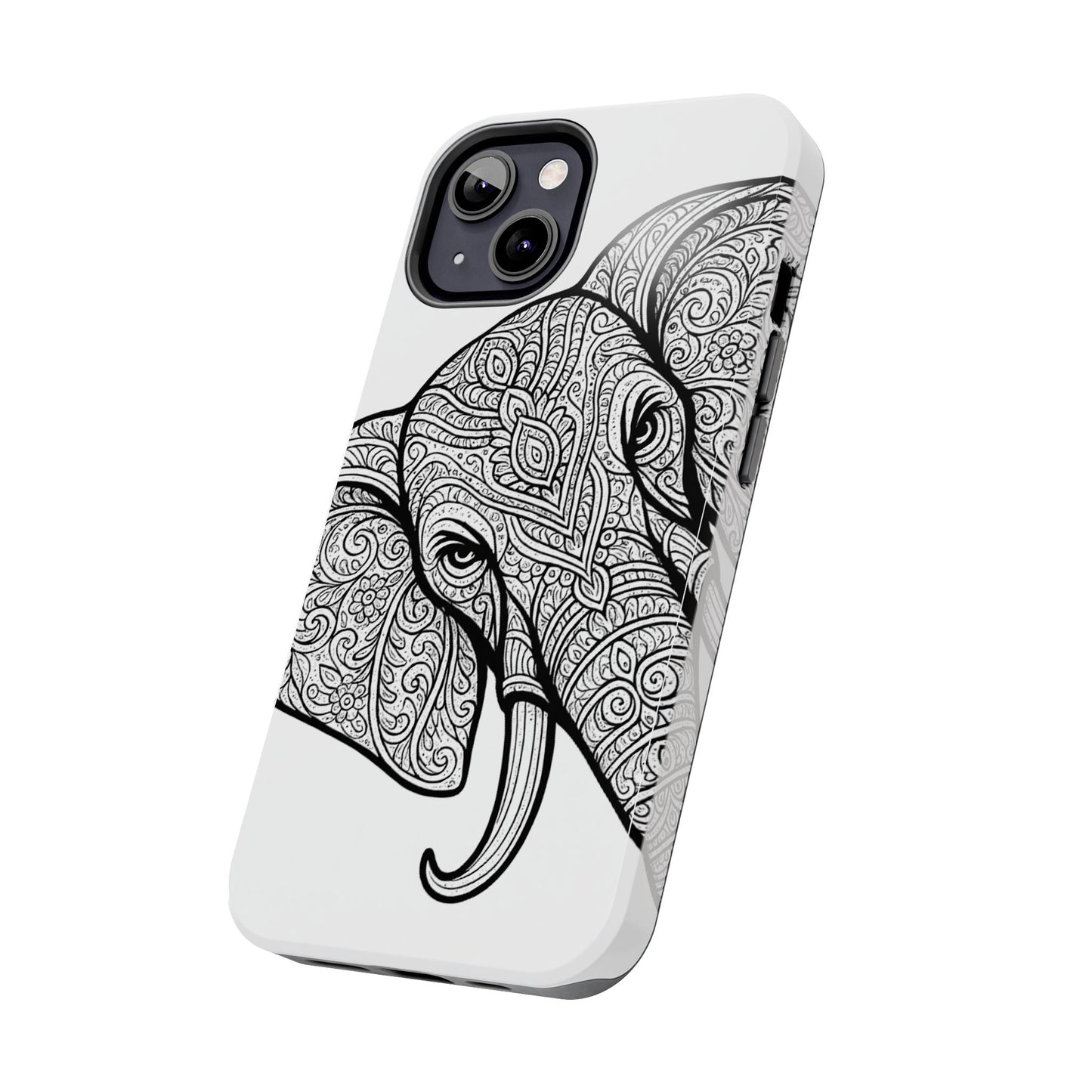 Elephant Design Tough Phone Cases | Tough Protective Cases for Animal Lovers, Gifts for Birthdays, Eco-Friendly, Artistic Phone Accessories