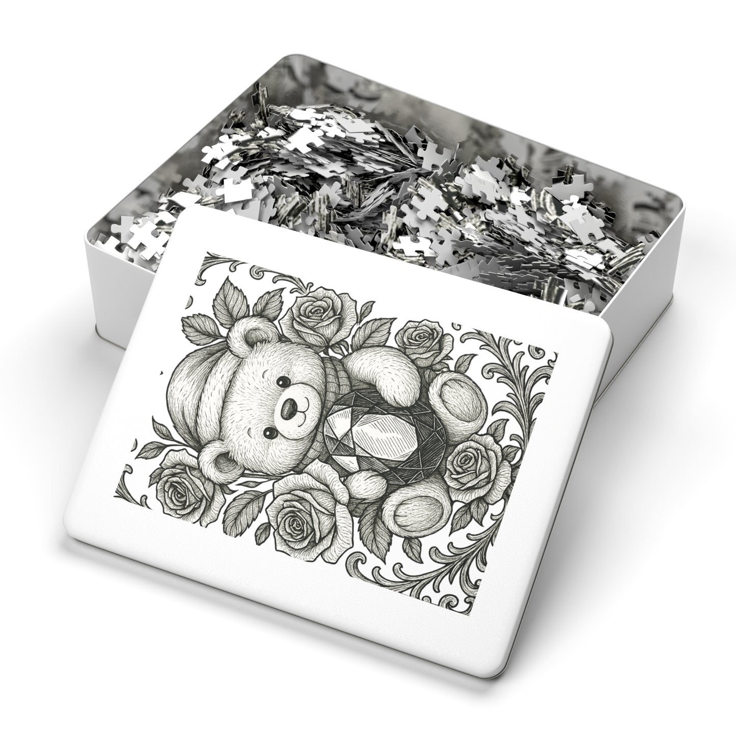 Jigsaw Puzzle: Phi Sigma Sigma Bear and Sapphire