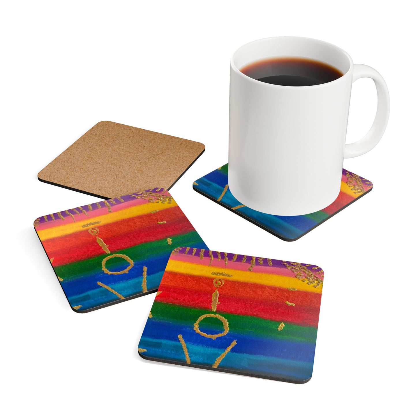 ScART (Scar Art) Coasters by artist Jenny Foster