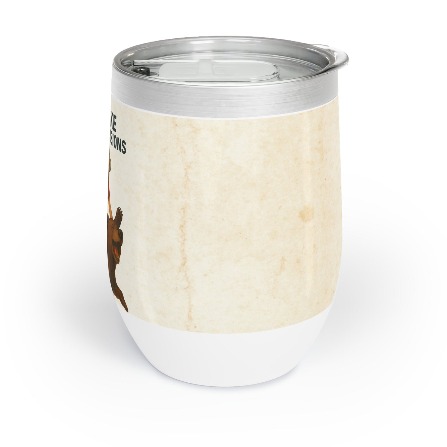 Wine Tumbler | I Make Pour Decisions, Funny Drinkware, Gift for Wine Lovers, Outdoor Party, Camping Essentials