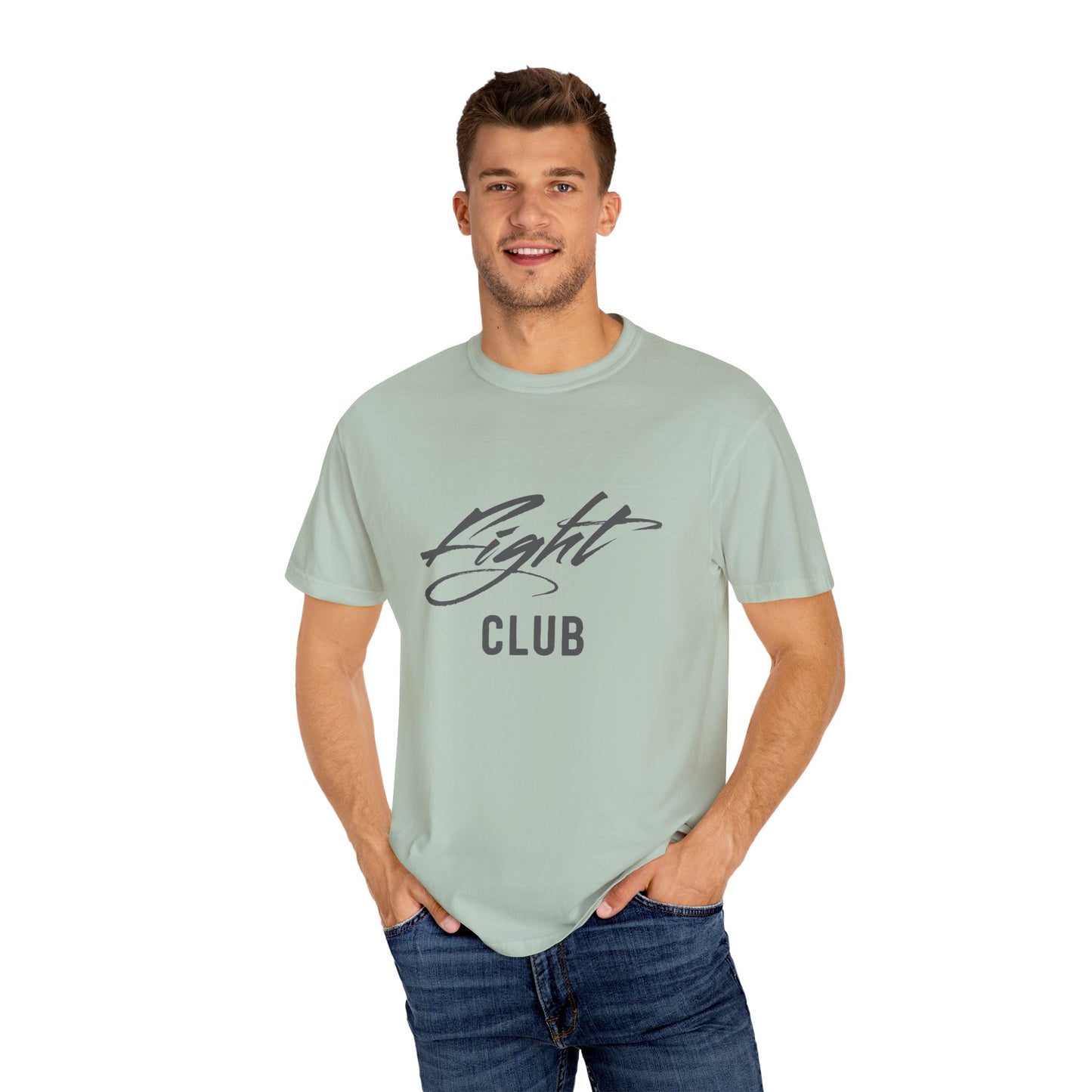 Fight Club Unisex Garment-Dyed T-shirt, Casual Wear, Gift for Movie Lovers, Trendy Outfit, Birthday Present, Comfortable Tee
