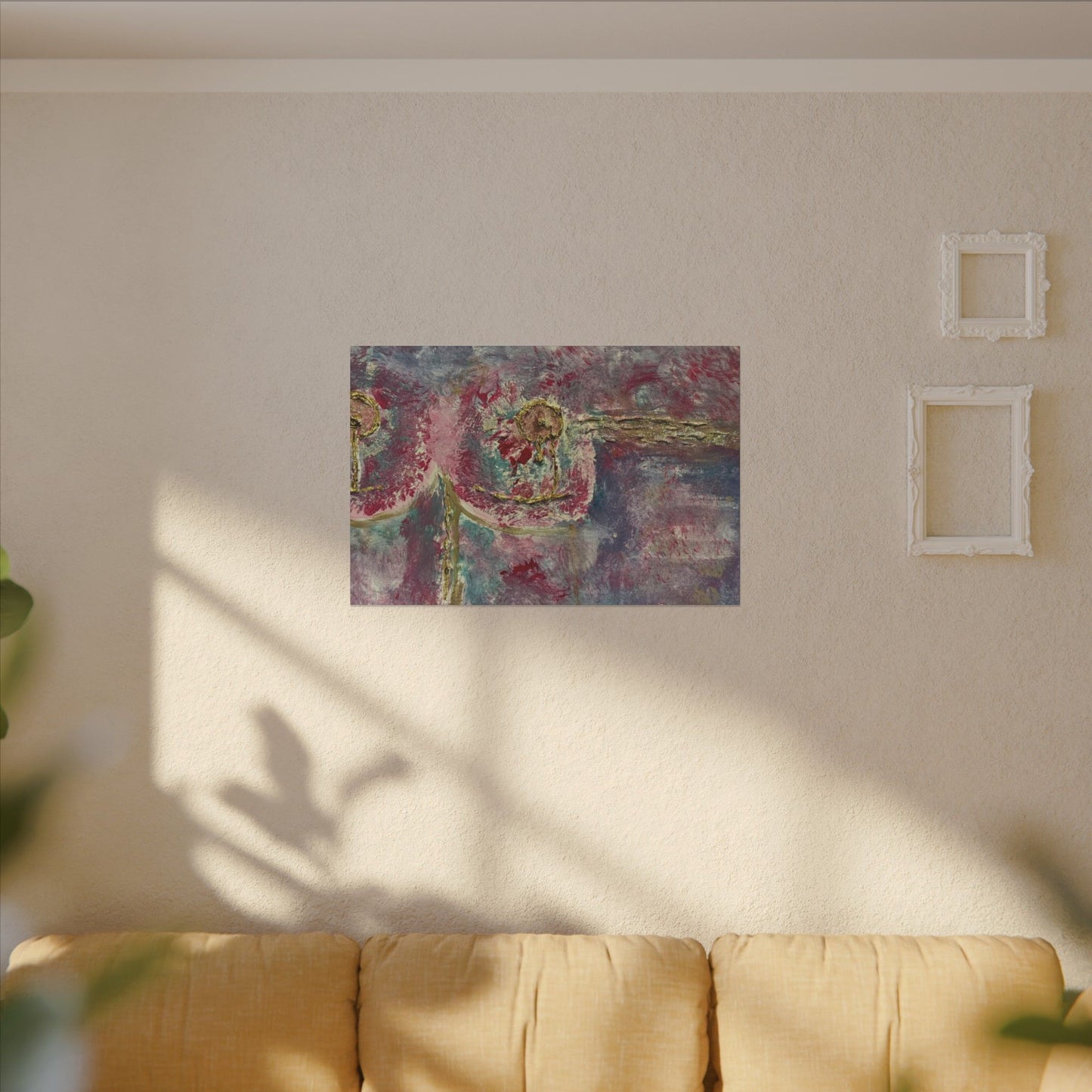 ScART (Scar Art) Canvas Print - painted by Rachel Giammolva titled "Pink is Beautiful"