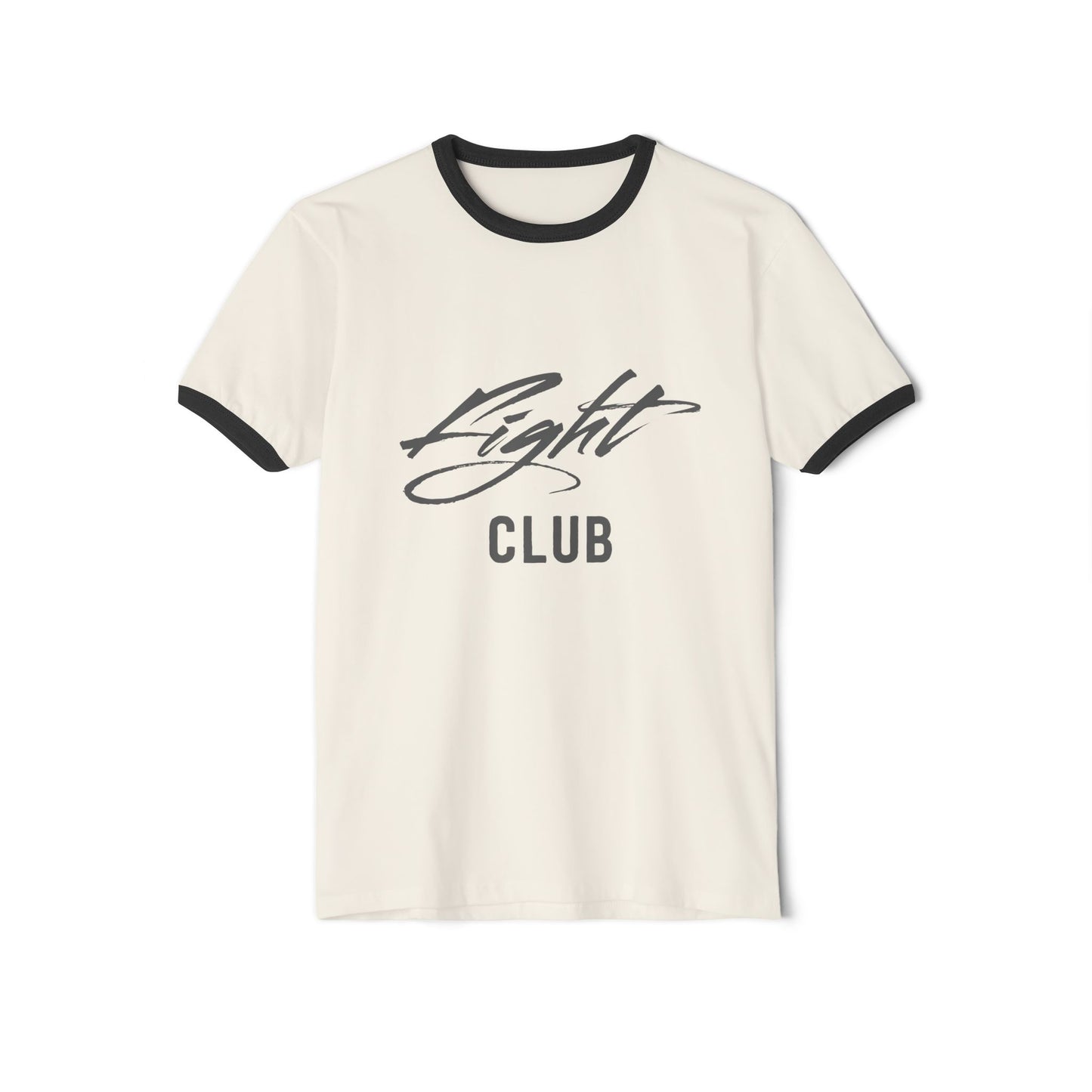 Unisex Cotton Ringer FIGHT CLUB T-Shirt