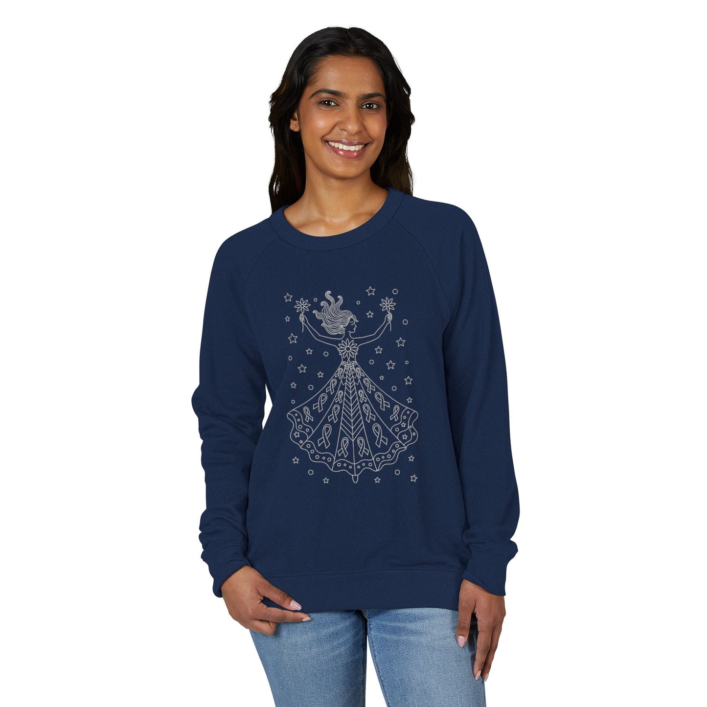 Whimsical Princess Crewneck Sweatshirt, Cozy Fashion, Unique Gift for Kids and Adults, Birthday Gift, Fall/Winter Style
