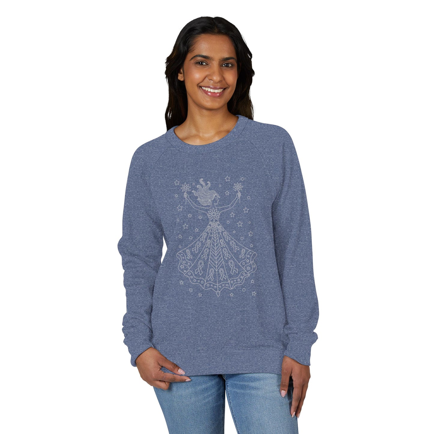 Whimsical Princess Crewneck Sweatshirt, Cozy Fashion, Unique Gift for Kids and Adults, Birthday Gift, Fall/Winter Style