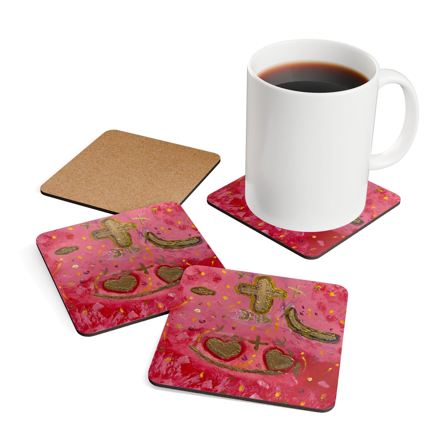 ScART (Scar Art) Coasters by artist Jeannie Dagostino