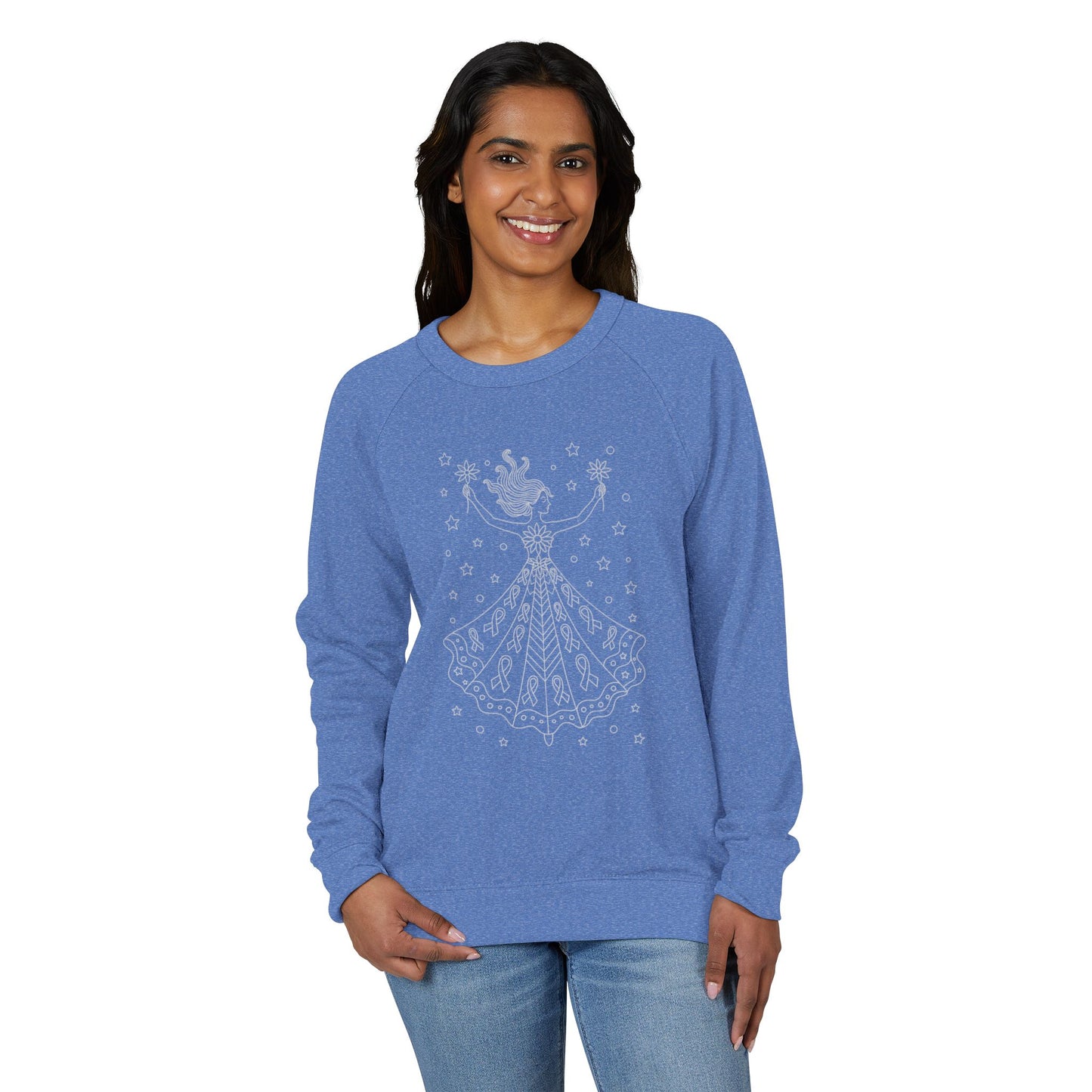 Whimsical Princess Crewneck Sweatshirt, Cozy Fashion, Unique Gift for Kids and Adults, Birthday Gift, Fall/Winter Style