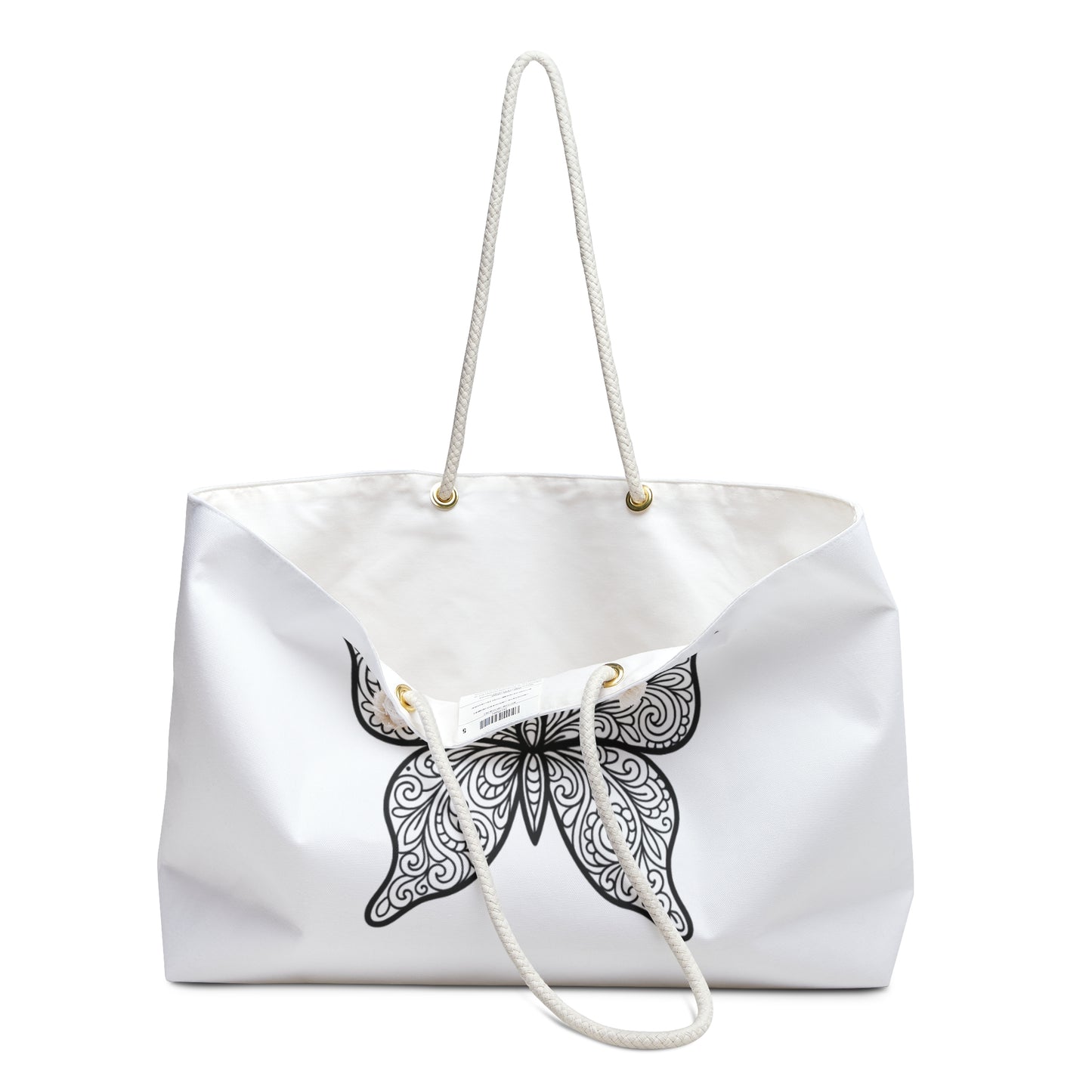 Butterfly Weekender Bag, Travel Tote, Beach Bag, Gym Bag, Overnight Bag, Gift for Nature Lovers, Butterfly Design