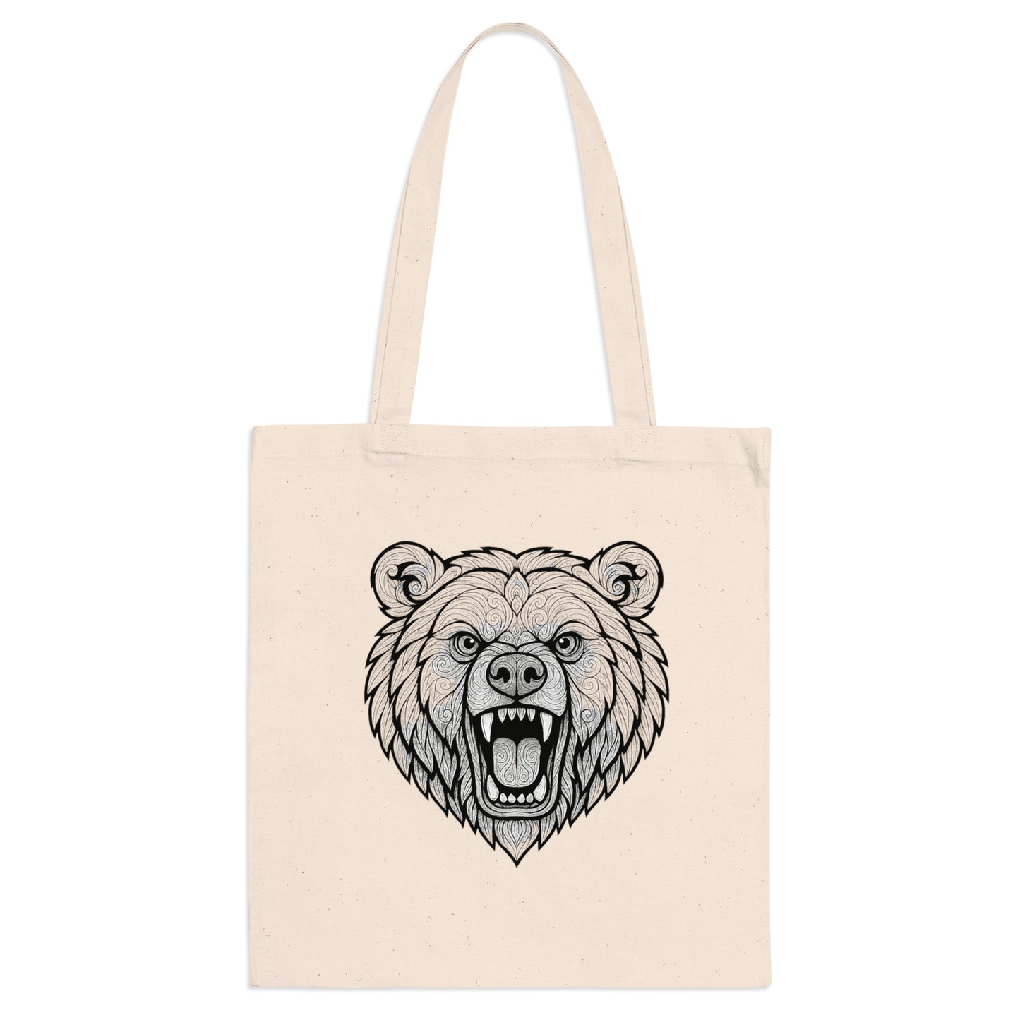 Ole Miss Rebel Bear Tote Bag, Eco-Friendly Shopping Bag, Wild Animal Lover Gift, Festival Carry-All, Beach Bag, Hiking Accessory, Nature Enthusiast