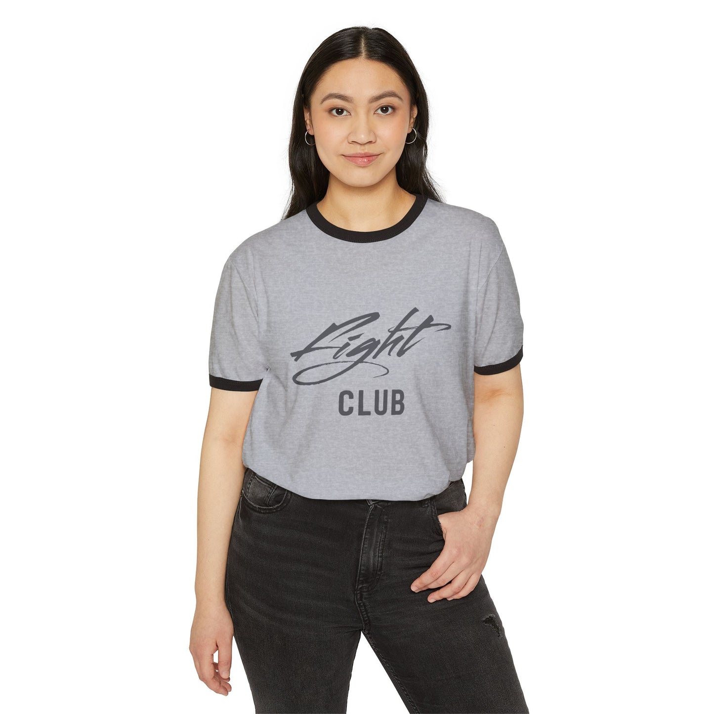 Unisex Cotton Ringer FIGHT CLUB T-Shirt