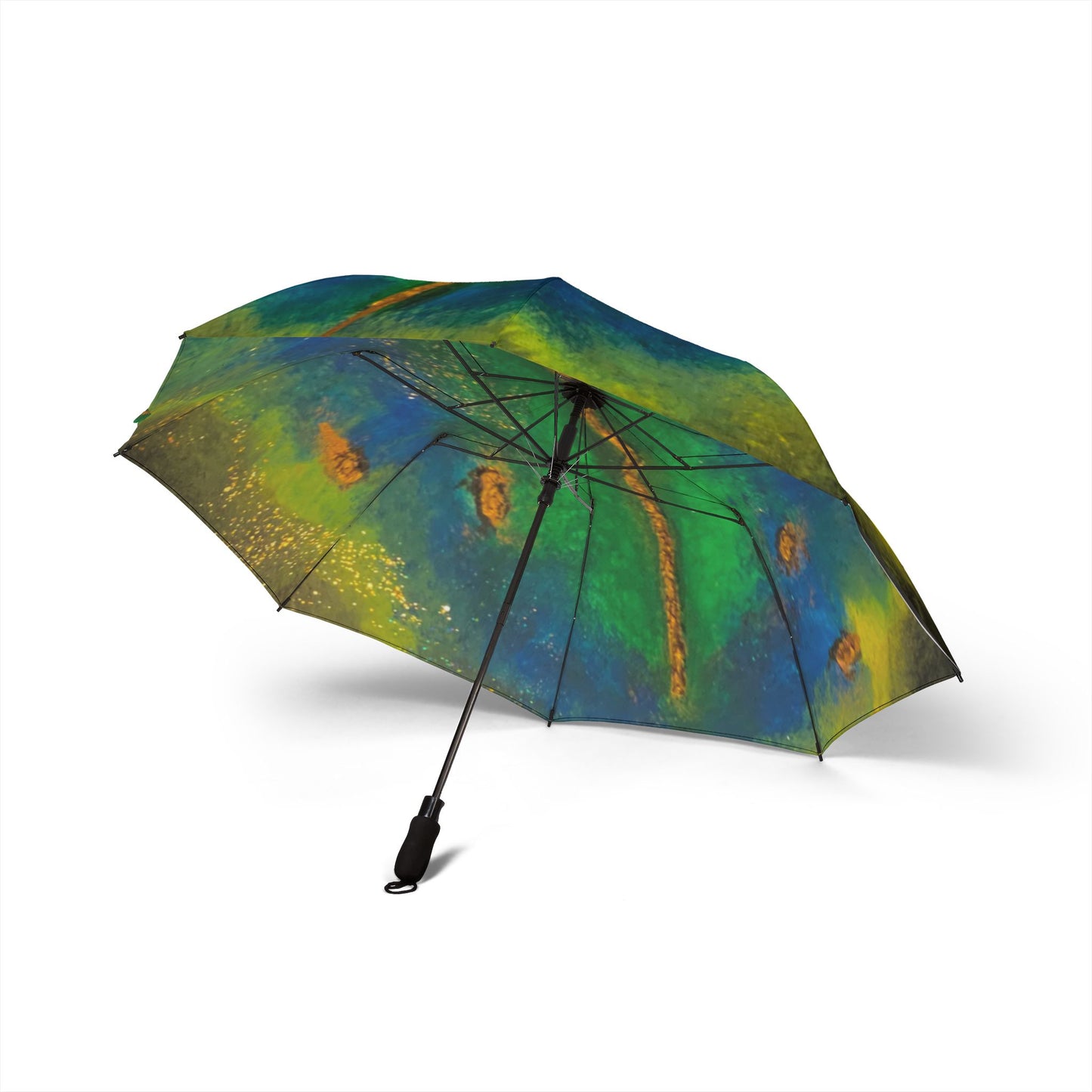 Vibrant Art Umbrella - featuring art from ScART - (Scar Art). Artist: Ginger Swaggerty