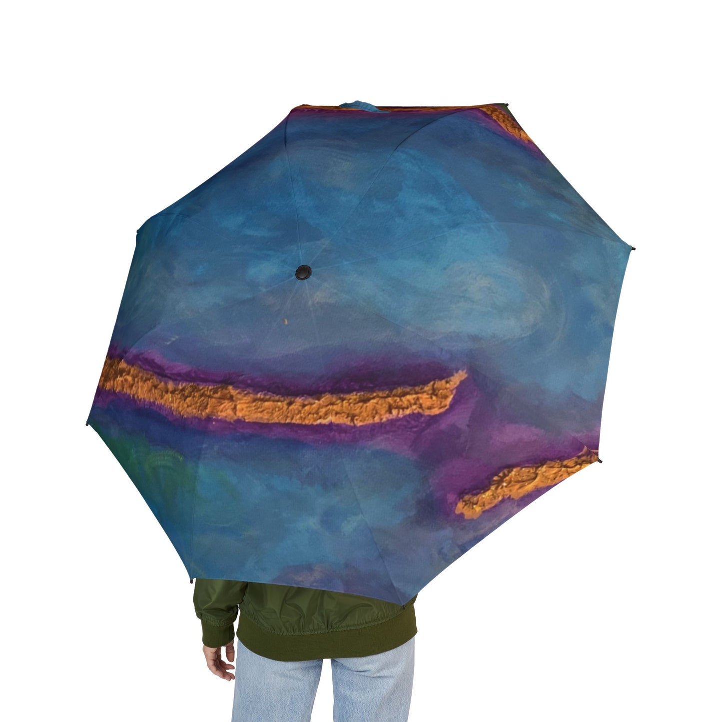 Vibrant Art Umbrella - featuring art from ScART - (Scar Art). Artist: Alicia Seicshnaydre