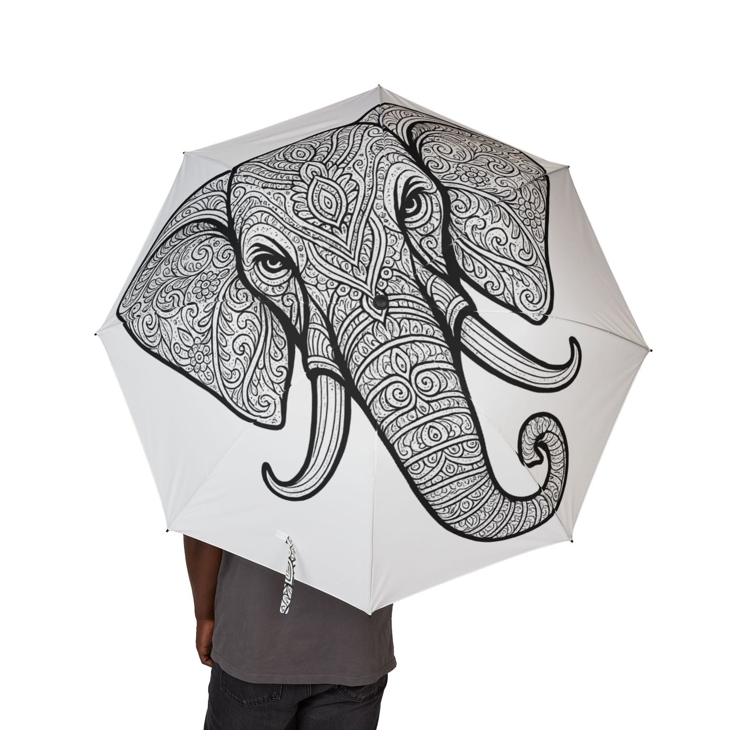 Elegant Bama-inspired Design Umbrella, Stylish Travel Umbrella, Unique Gift for Her, Rainy Day Accessory, Foldable Sunshade