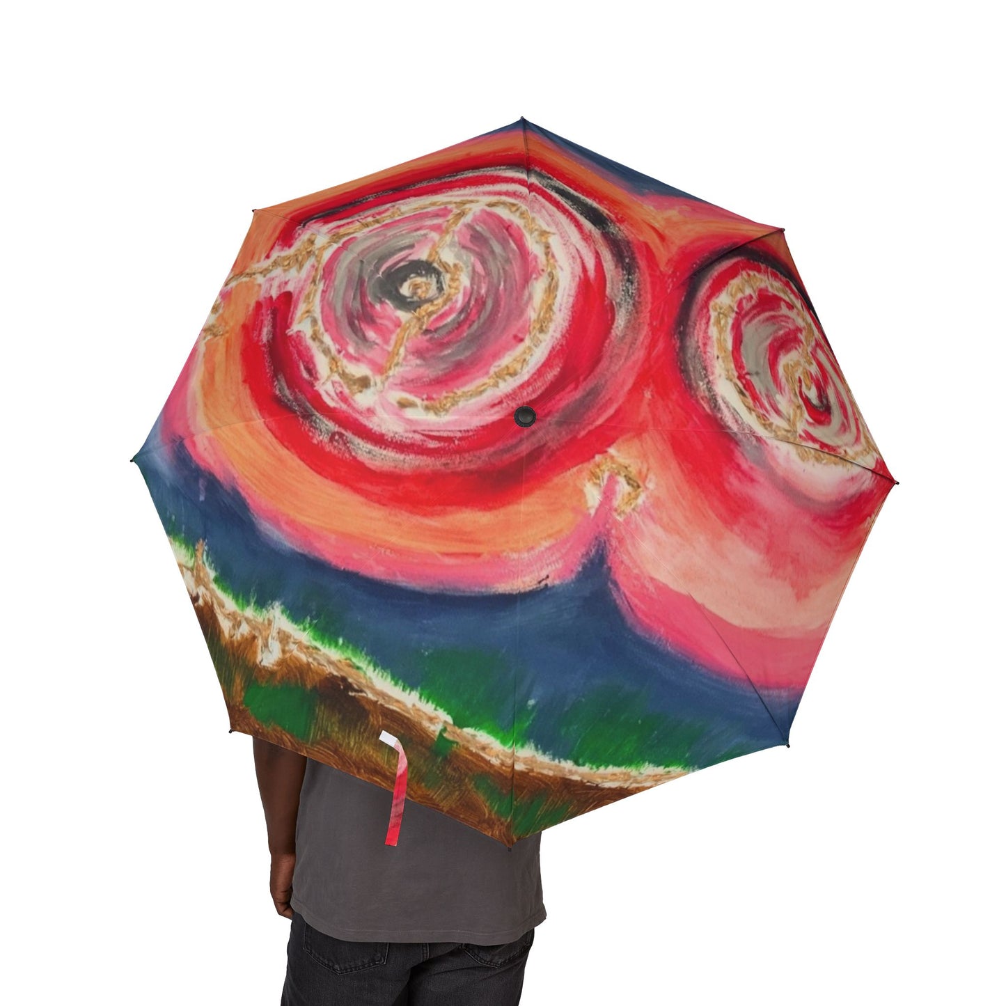 ScART (Scar Art) Umbrella by Artist Rowena Lopez, entitled "Horizon of Healing"