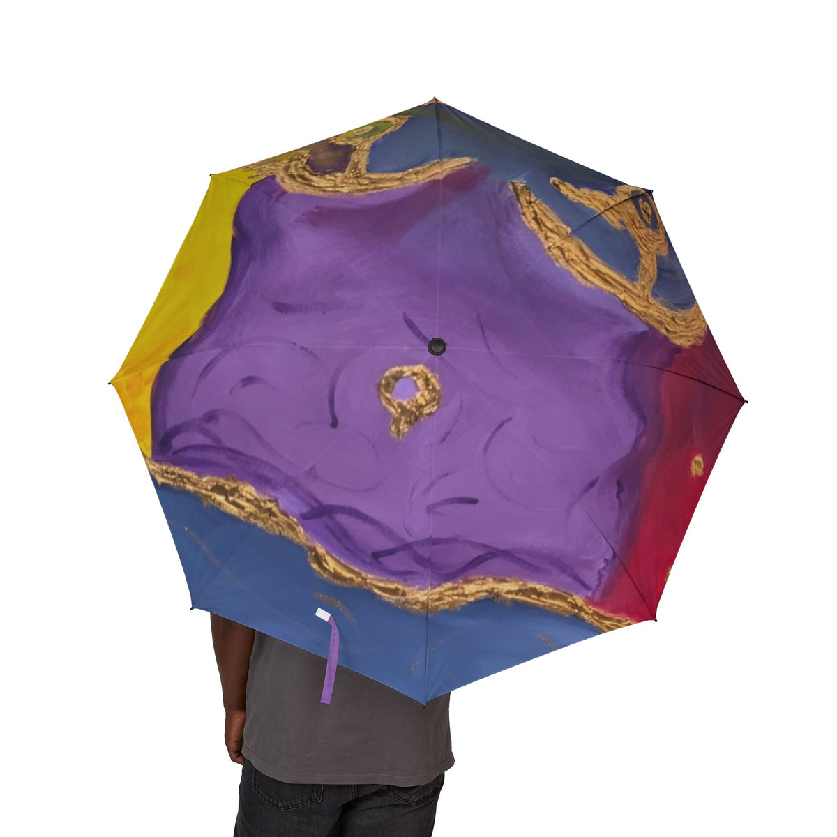 Vibrant Art Umbrella - featuring art from ScART - (Scar Art). Artist: Rachel Giammolva