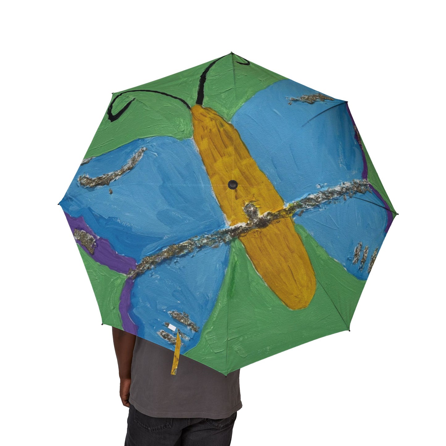 Vibrant Art Umbrella - featuring art from ScART - (Scar Art). Artist: Jeanine Gabriel