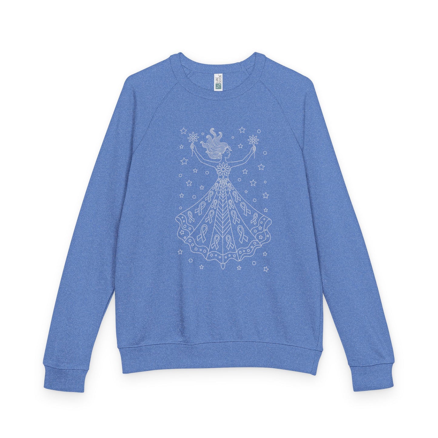 Whimsical Princess Crewneck Sweatshirt, Cozy Fashion, Unique Gift for Kids and Adults, Birthday Gift, Fall/Winter Style