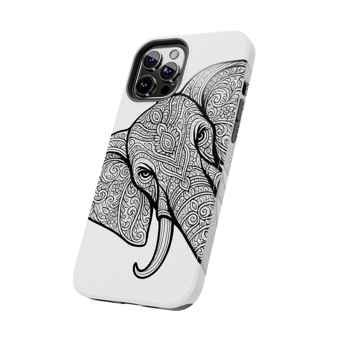 Elephant Design Tough Phone Cases | Tough Protective Cases for Animal Lovers, Gifts for Birthdays, Eco-Friendly, Artistic Phone Accessories