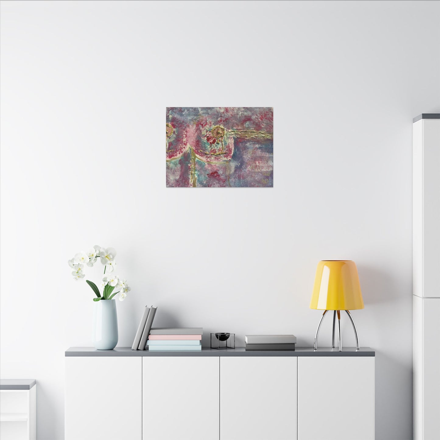 ScART (Scar Art) Canvas Print - painted by Rachel Giammolva titled "Pink is Beautiful"