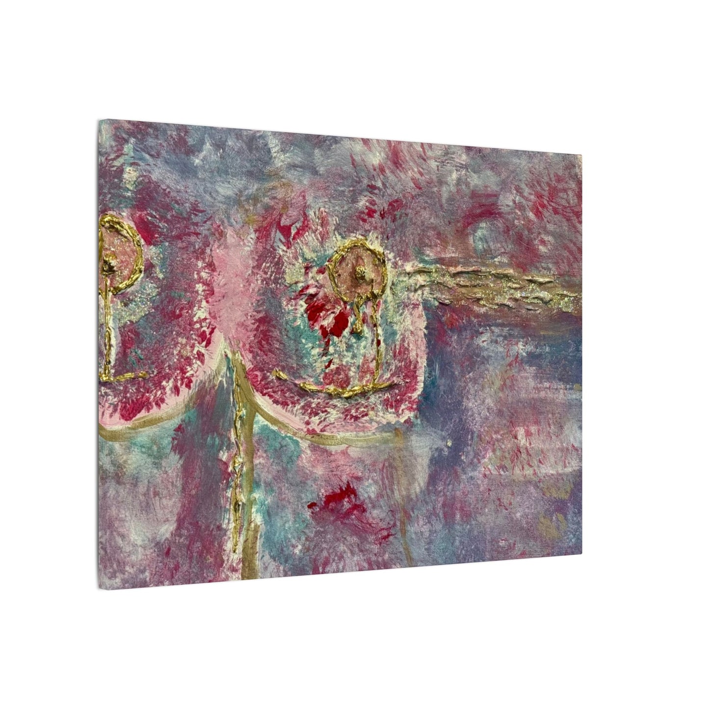 ScART (Scar Art) Canvas Print - painted by Rachel Giammolva titled "Pink is Beautiful"