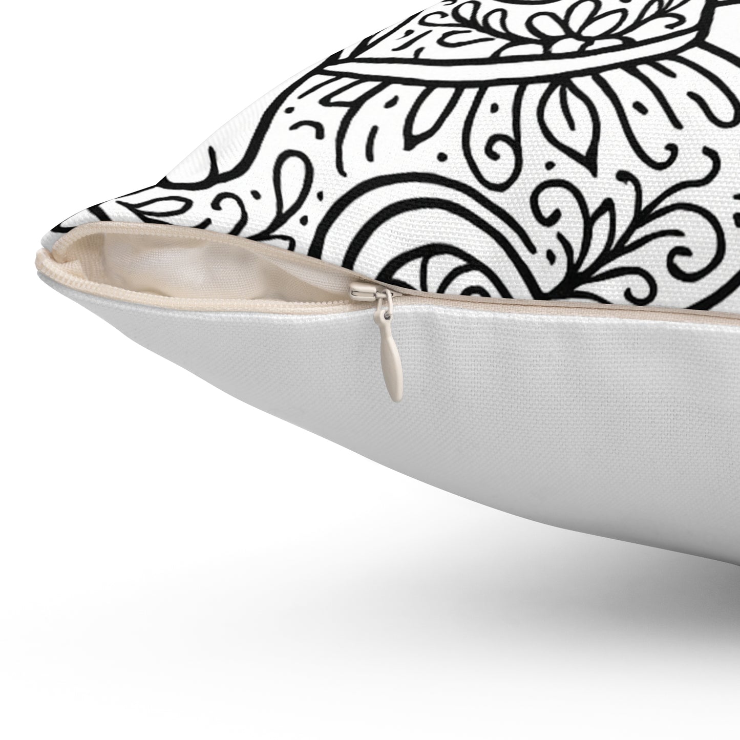 Sigma Delta Tau Bear and Torch Pillow — Floral DIY Decorative Square Pillow