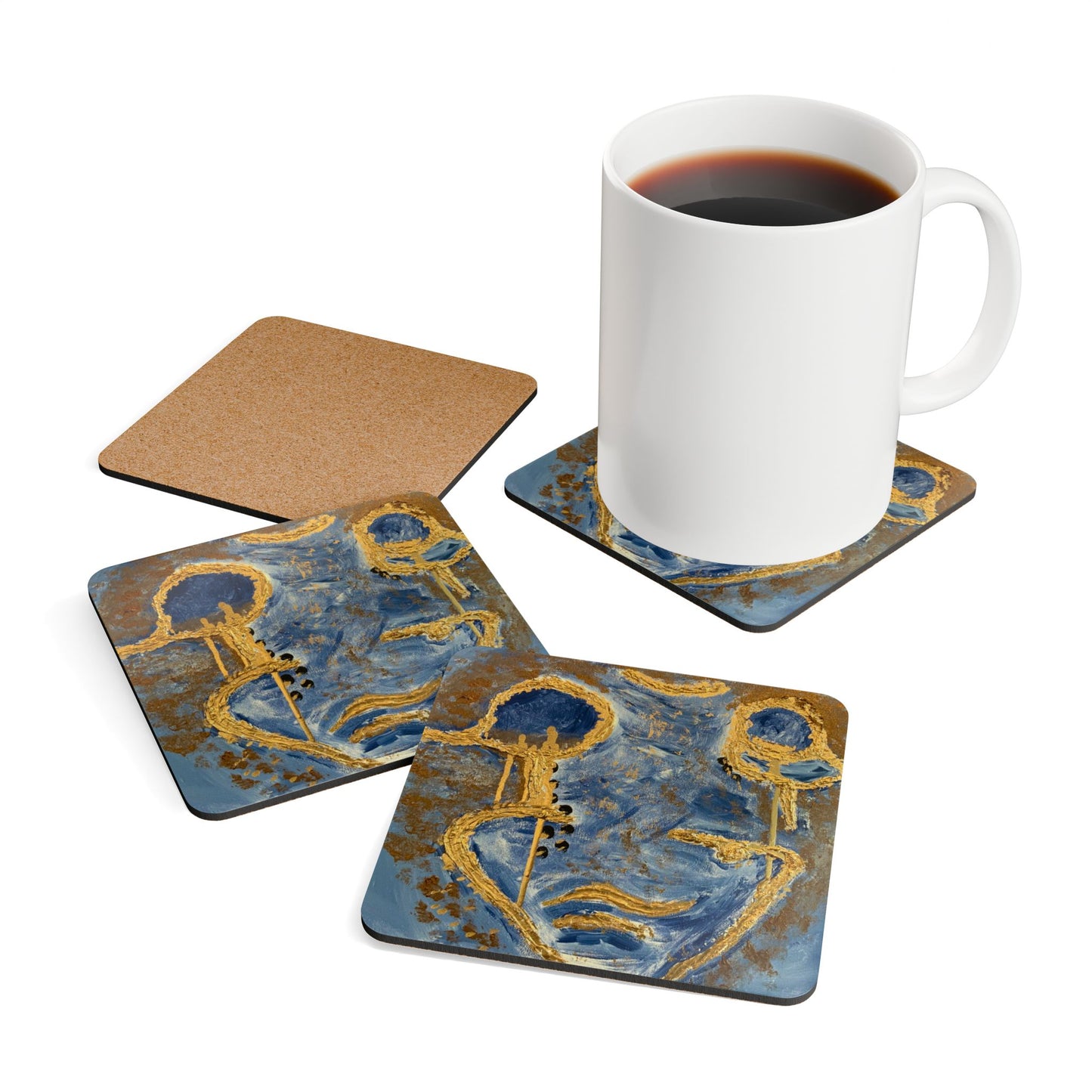 ScART (Scar Art) Coasters by artist Yolanda DaSilva-Melo
