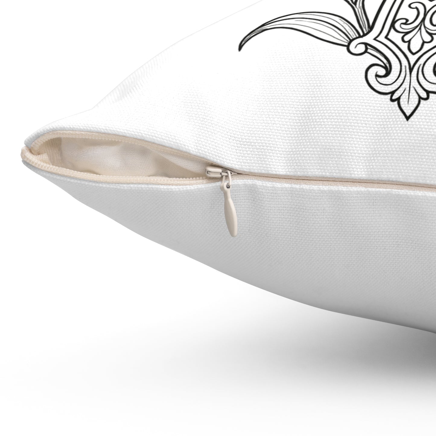 Delta Psi Epsilon Cross Pillow — Floral DIY Decorative Square Pillow