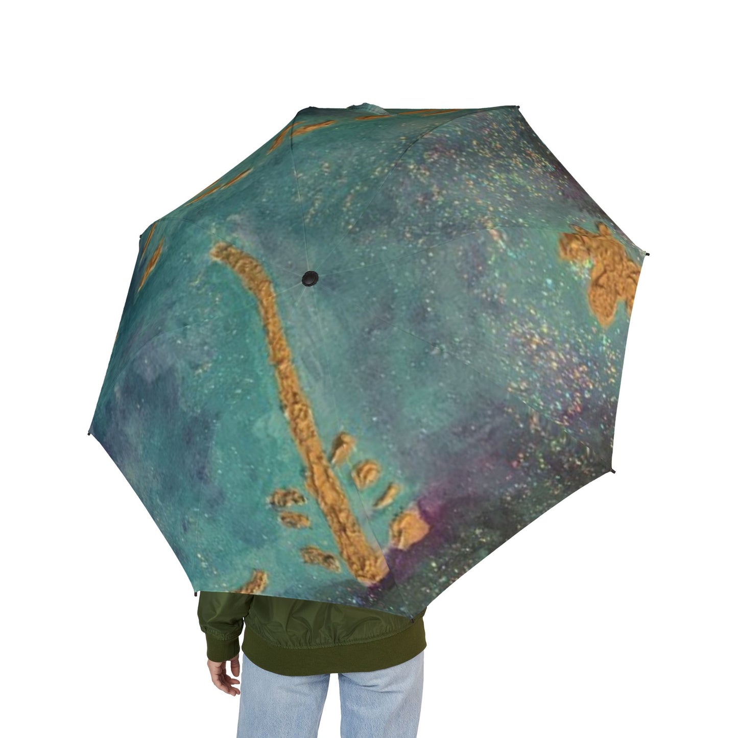 Vibrant Art Umbrella - featuring art from ScART - (Scar Art). Artist: Maureen Fedge