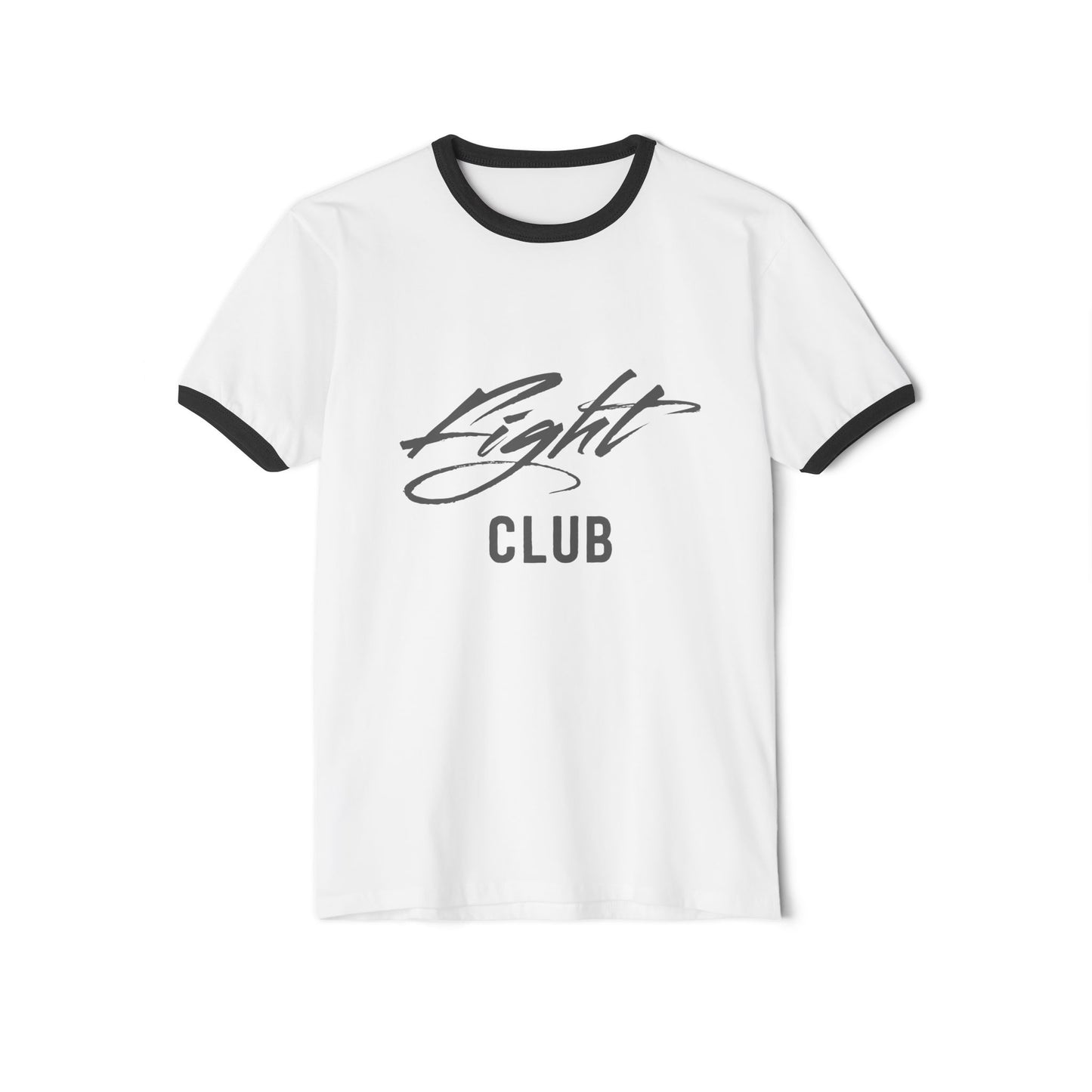 Unisex Cotton Ringer FIGHT CLUB T-Shirt