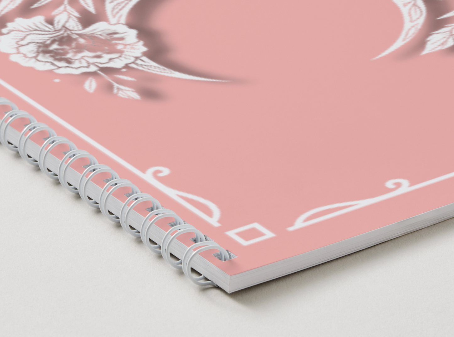 Gamma Phi Beta Wall Calendar - Crescent Moon & Carnations