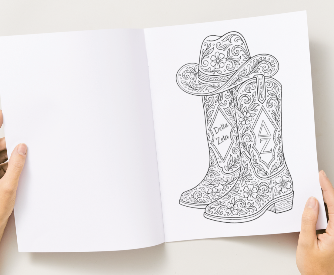 Delta Zeta Classic Edition Coloring Book