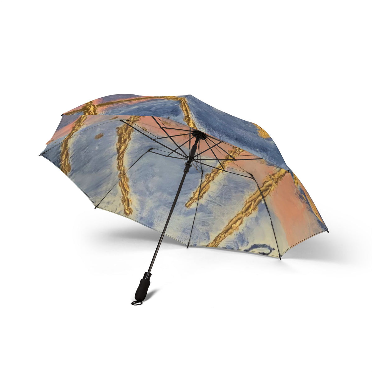 Vibrant Art Umbrella - featuring art from ScART - (Scar Art).  Artist:  Debbie Wanko