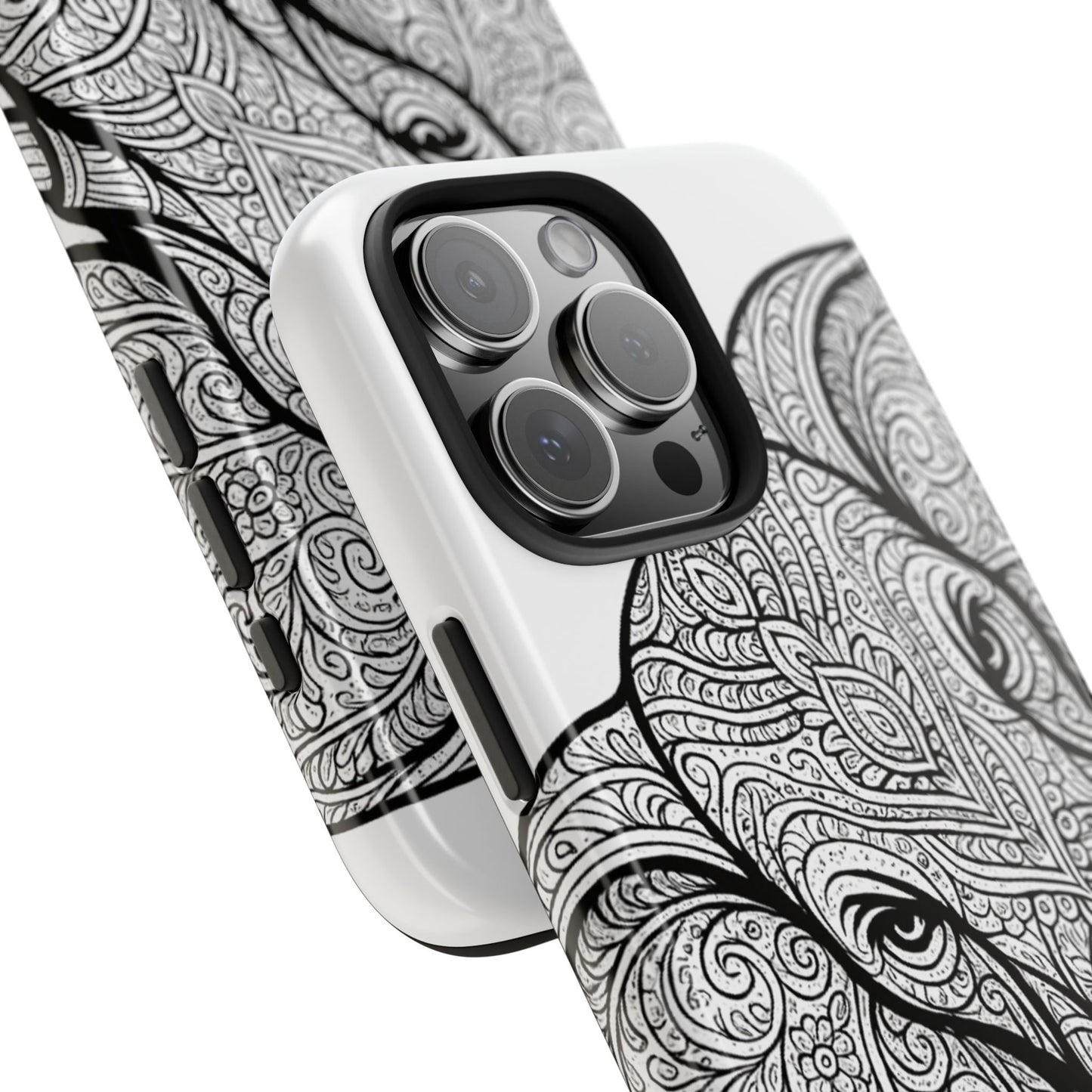 Elephant Design Tough Phone Cases | Tough Protective Cases for Animal Lovers, Gifts for Birthdays, Eco-Friendly, Artistic Phone Accessories