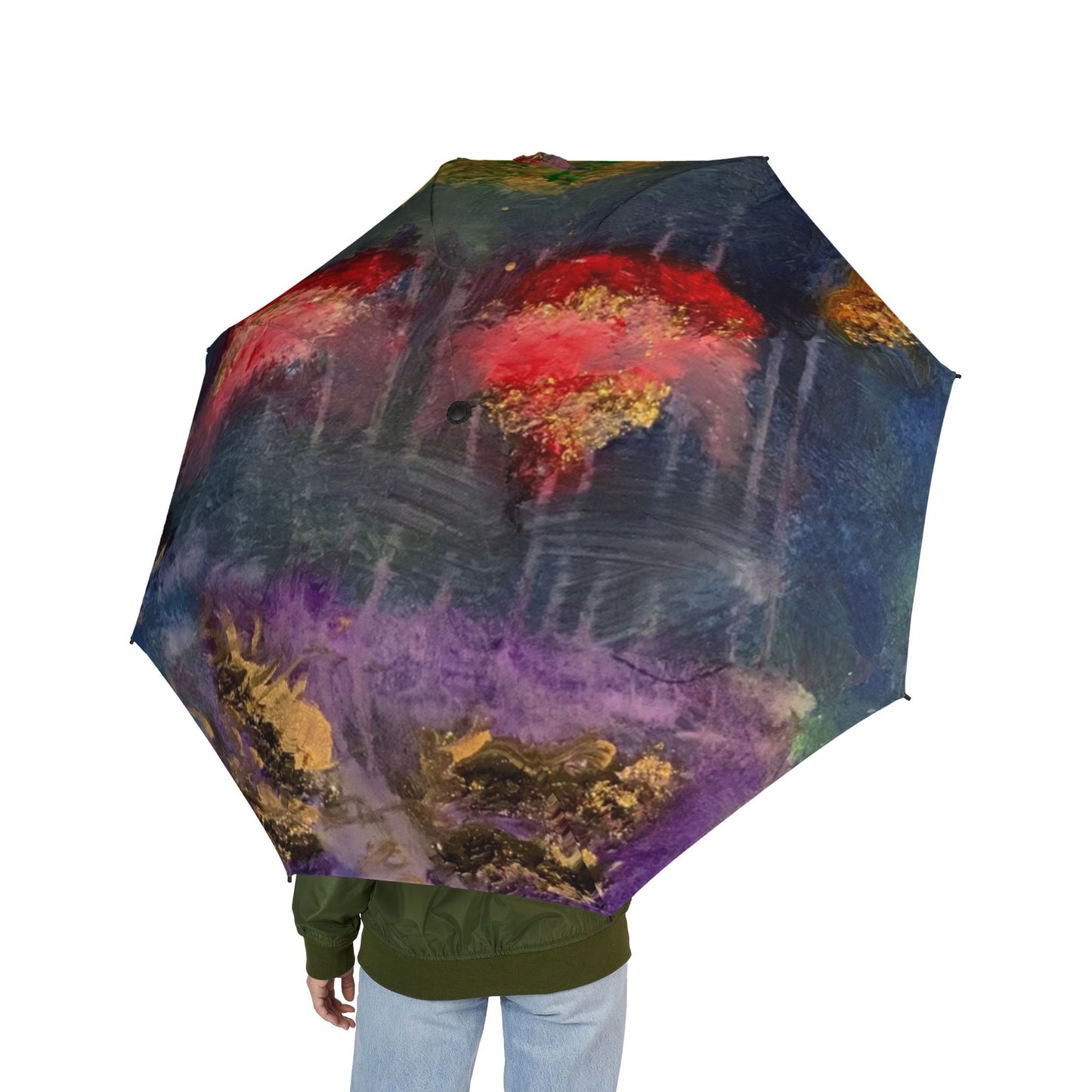 Vibrant Art Umbrella - featuring art from ScART - (Scar Art).  Artist:  Tara Kennon