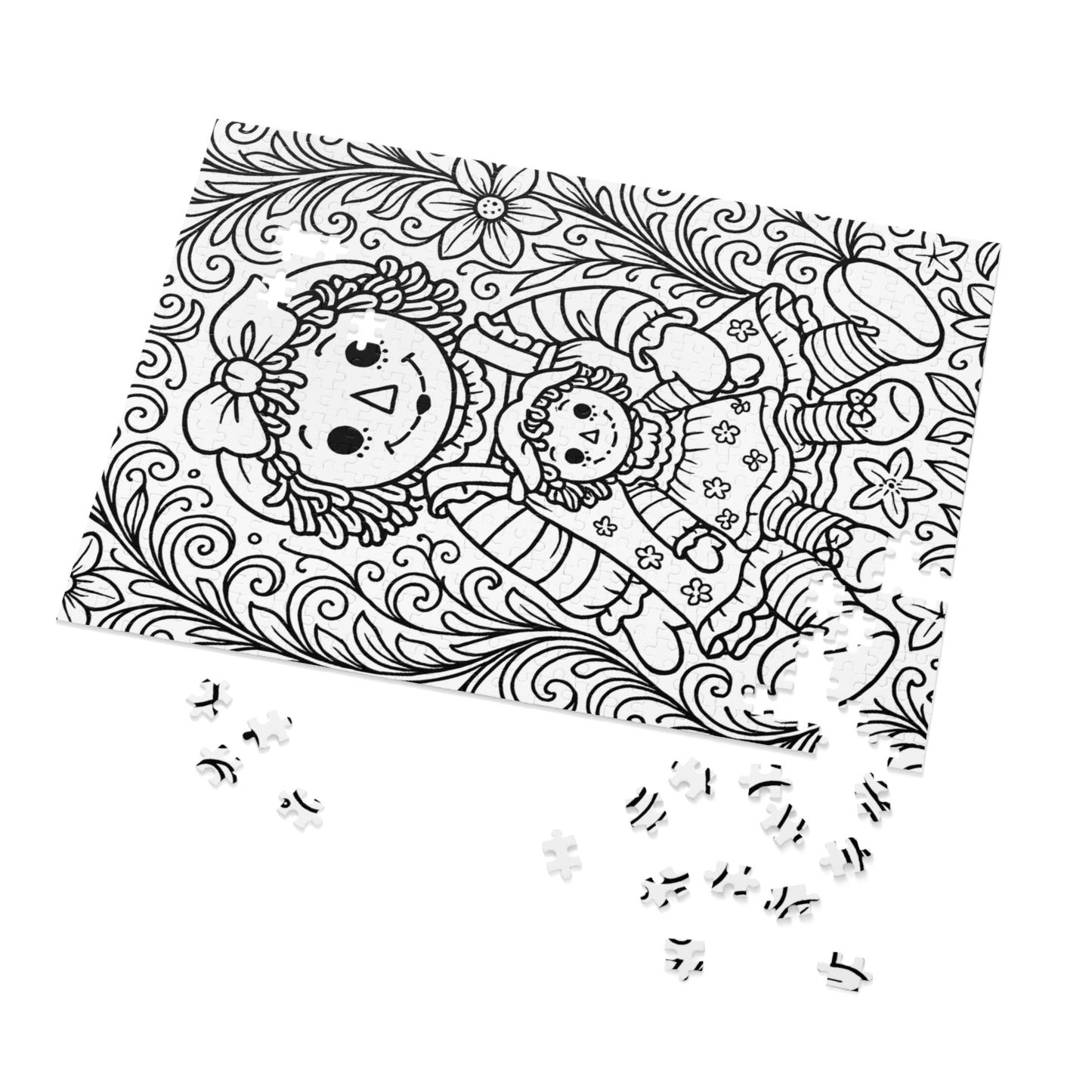 Delta Gamma Raggedy Ann Jigsaw Puzzle with Tin – Color Me Collection