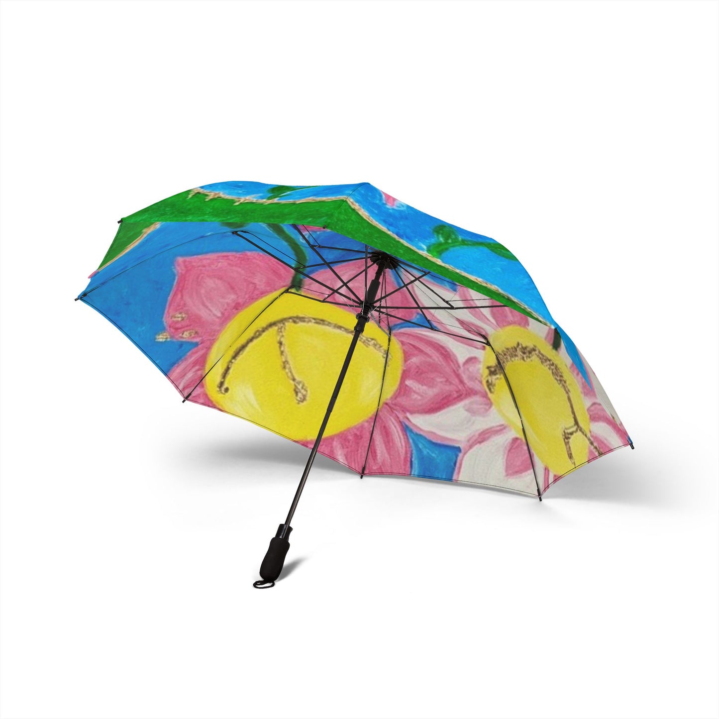 Vibrant Art Umbrella - featuring art from ScART - (Scar Art).  Artist:  Crystal Walcott