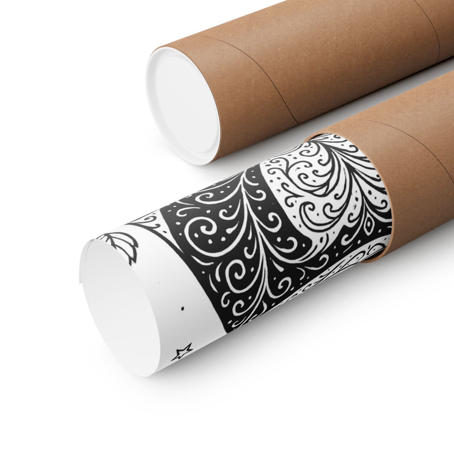 Colorable Panda Poster