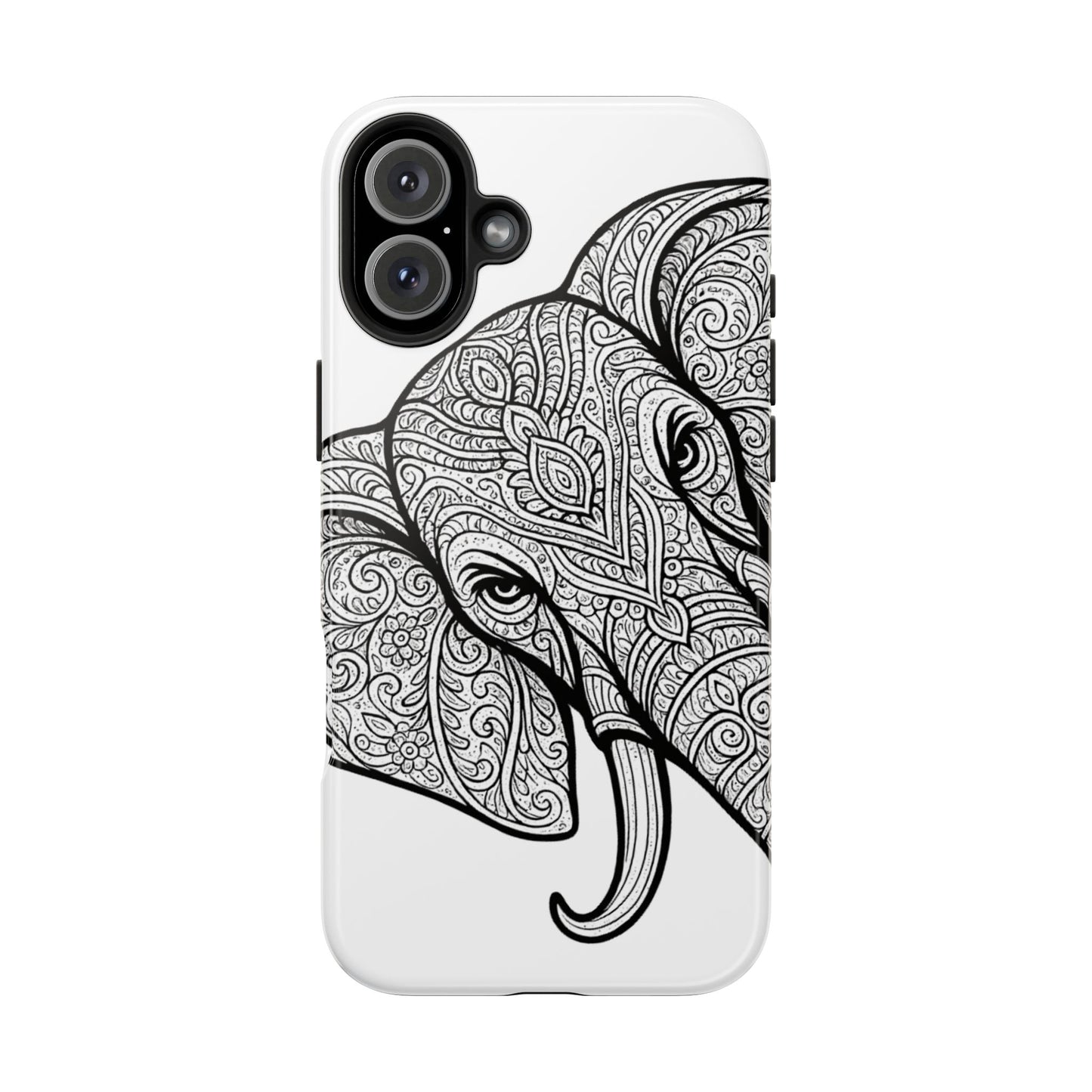 Elephant Design Tough Phone Cases | Tough Protective Cases for Animal Lovers, Gifts for Birthdays, Eco-Friendly, Artistic Phone Accessories