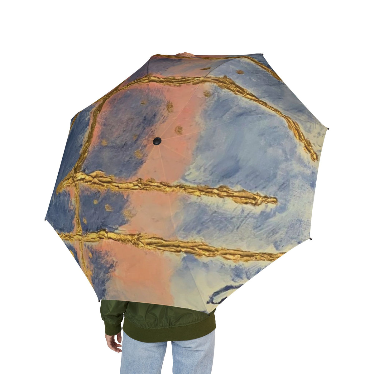 Vibrant Art Umbrella - featuring art from ScART - (Scar Art).  Artist:  Debbie Wanko