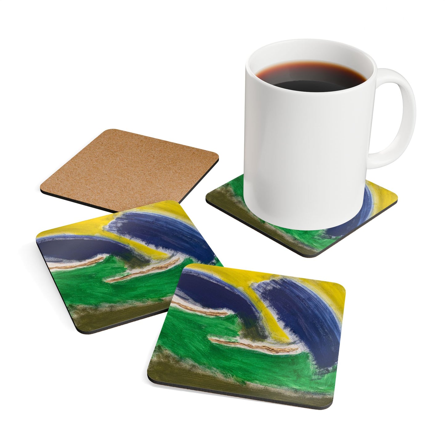 ScART (Scar Art) Coasters by artist Christie Arsenault