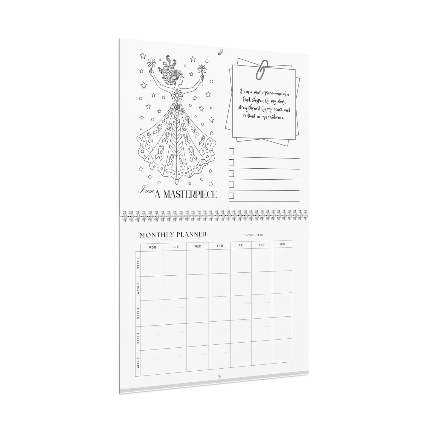 Inspirational Wall Calendar & Monthly Planner – A Healing Gift of Hope and Organization