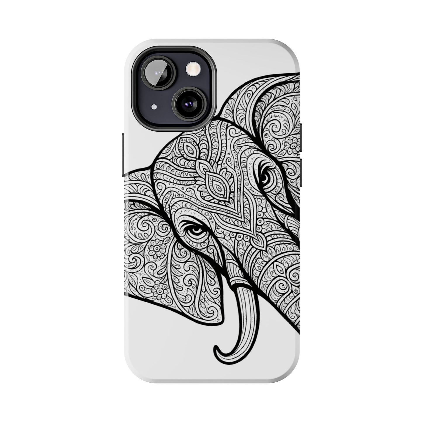 Elephant Design Tough Phone Cases | Tough Protective Cases for Animal Lovers, Gifts for Birthdays, Eco-Friendly, Artistic Phone Accessories