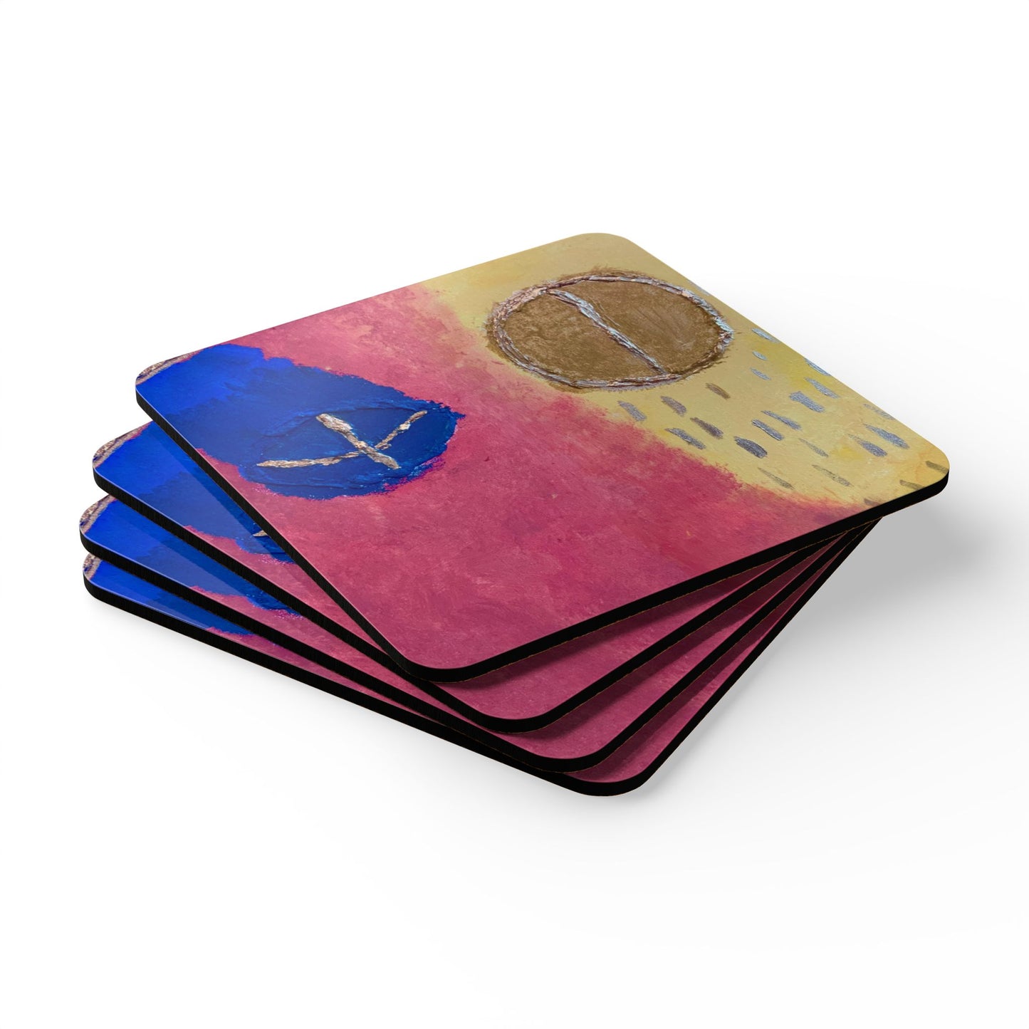 ScART (Scar Art) Coasters by Artist Amara Brown