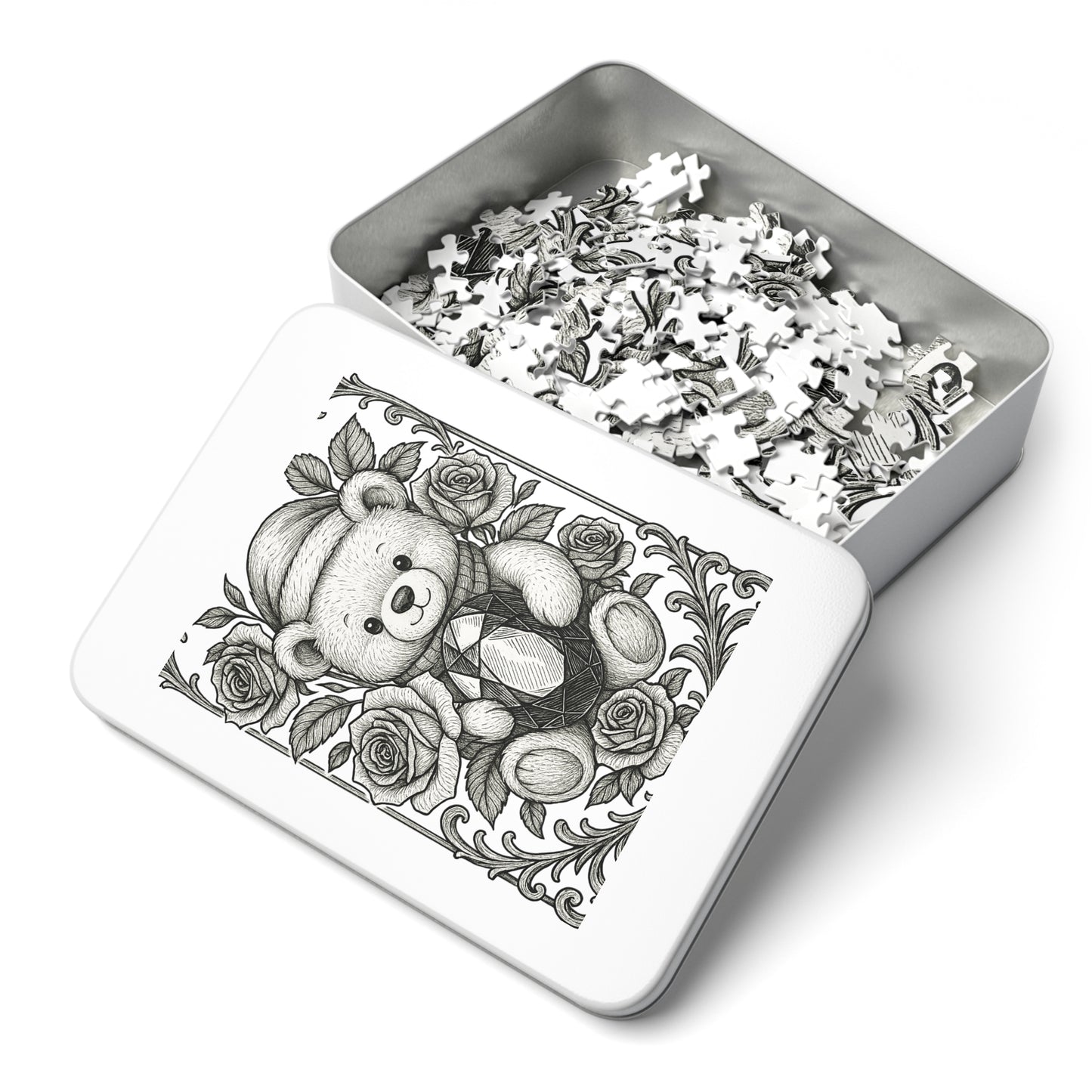 Jigsaw Puzzle: Phi Sigma Sigma Bear and Sapphire