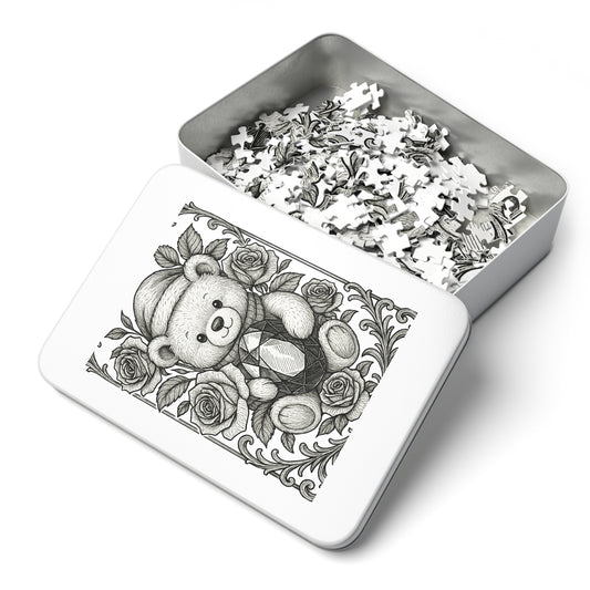 Jigsaw Puzzle: Phi Sigma Sigma Bear and Sapphire