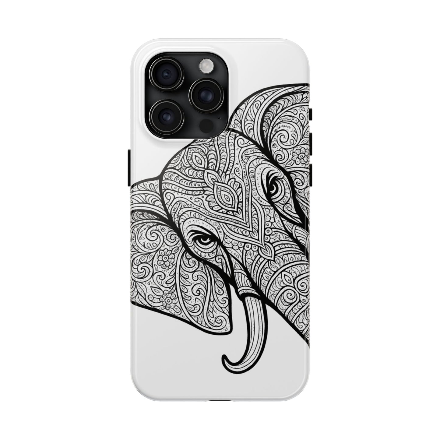 Elephant Design Tough Phone Cases | Tough Protective Cases for Animal Lovers, Gifts for Birthdays, Eco-Friendly, Artistic Phone Accessories