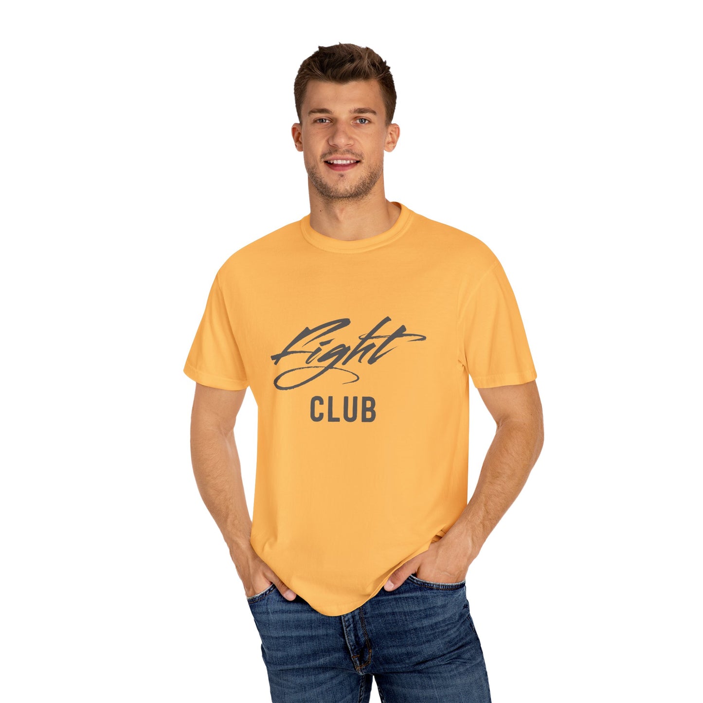Fight Club Unisex Garment-Dyed T-shirt, Casual Wear, Gift for Movie Lovers, Trendy Outfit, Birthday Present, Comfortable Tee