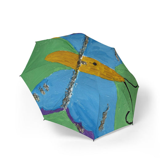 Vibrant Art Umbrella - featuring art from ScART - (Scar Art).  Artist: Jeanine Gabriel