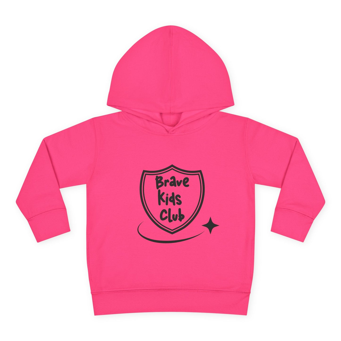 BRAVE KIDS CLUB Hoodie, Cute Kids Fleece Pullover, Toddler Clothing, Gift for Kids, Family Matching Outfit, Playful Style
