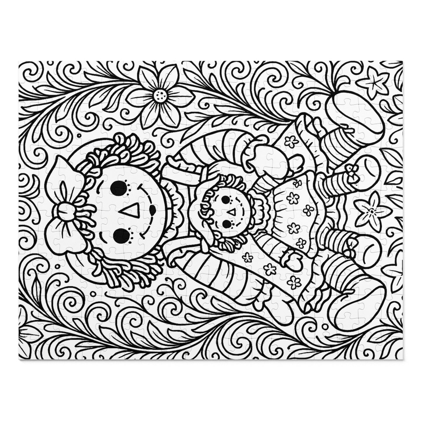 Delta Gamma Raggedy Ann Jigsaw Puzzle with Tin – Color Me Collection
